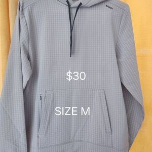 Brandy Melville Gray Men's Hoodie